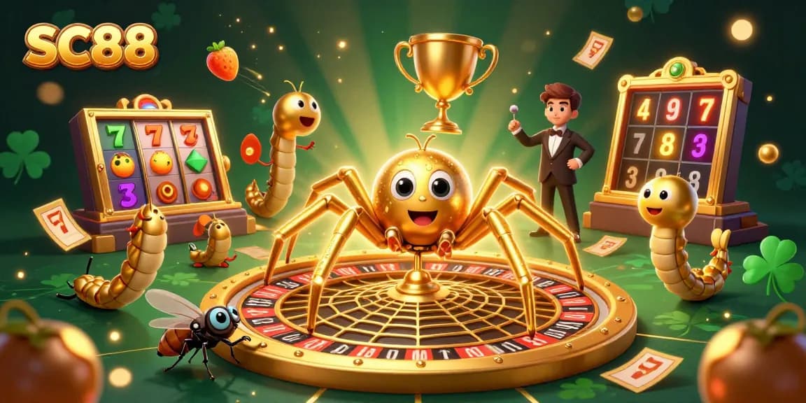 Experience exciting gameplay with SC88's engaging slot reels and a vibrant casino atmosphere.