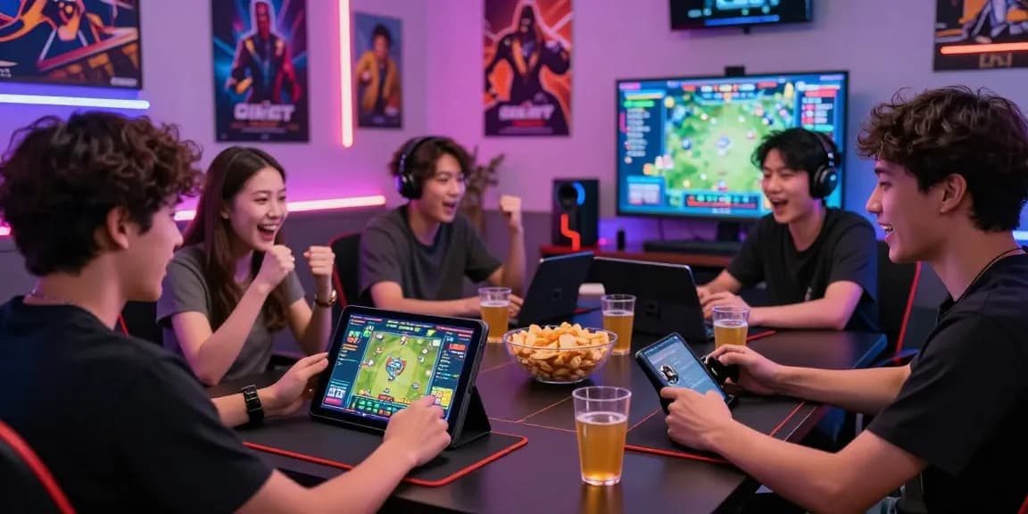 68 game bài: Teman-teman menikmati permainan kartu secara online dalam suasana yang ceria.