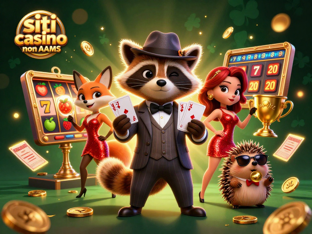 Scopri i siti casino non AAMS con una scena vivace e ricca di dettagli, tra fortuna e divertimento.