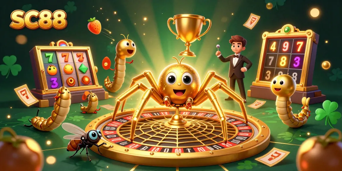 Experience exciting gameplay with SC88's engaging slot reels and a vibrant casino atmosphere.