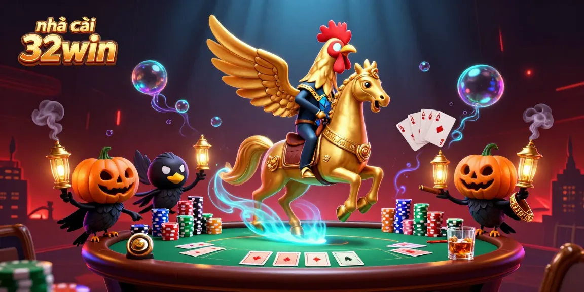 Engage in thrilling games at nhà cái 32win with vibrant casino elements and dynamic characters.