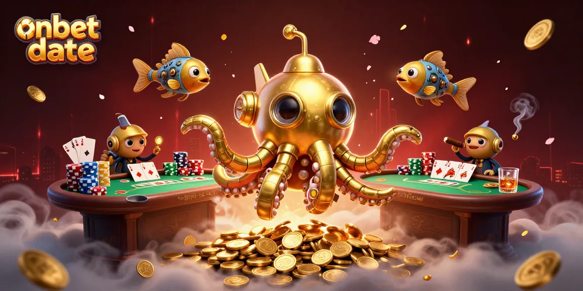 Engage with the unique gambling experience onbet date featuring a dynamic 3D cartoon scene.