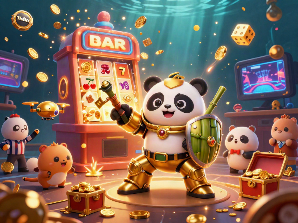 Experience the thrill of gaming at 11win with a vibrant 3D casino scene full of activity.
