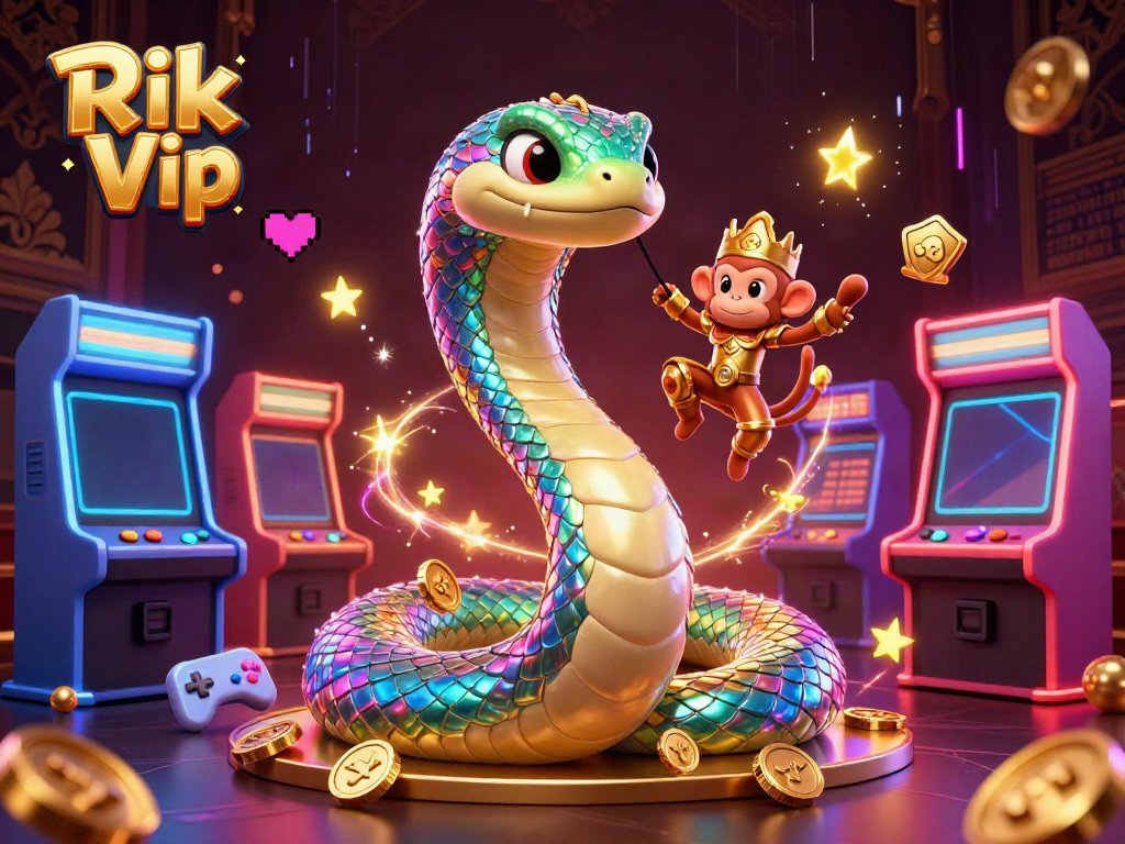 Experience exhilarating gameplay at Rik Vip with vibrant characters and dynamic casino elements.