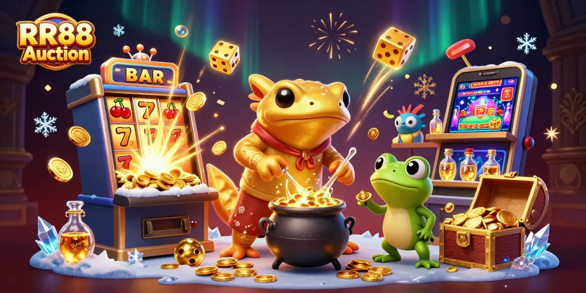 Engage in thrilling gameplay at RR88 Auction with captivating slot machines and golden elixirs.