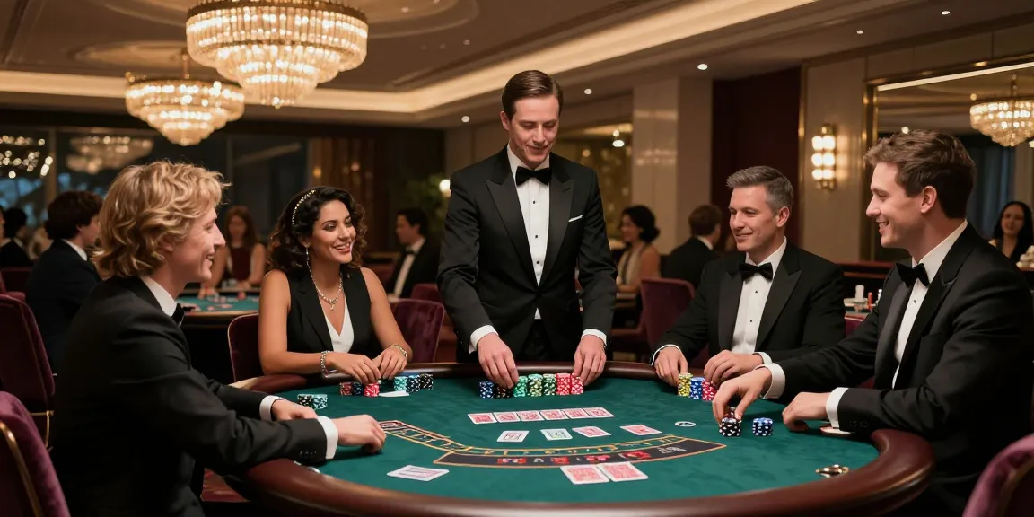 iwin players enjoying a thrilling casino experience at a luxurious table