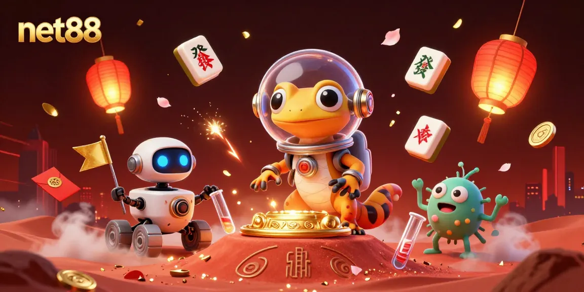 Engage with net88 for an exciting casino adventure in a vibrant Martian landscape!