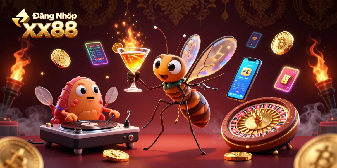 Engage with Đăng Nhập xx88 by exploring a vibrant casino scene filled with thrilling game elements.