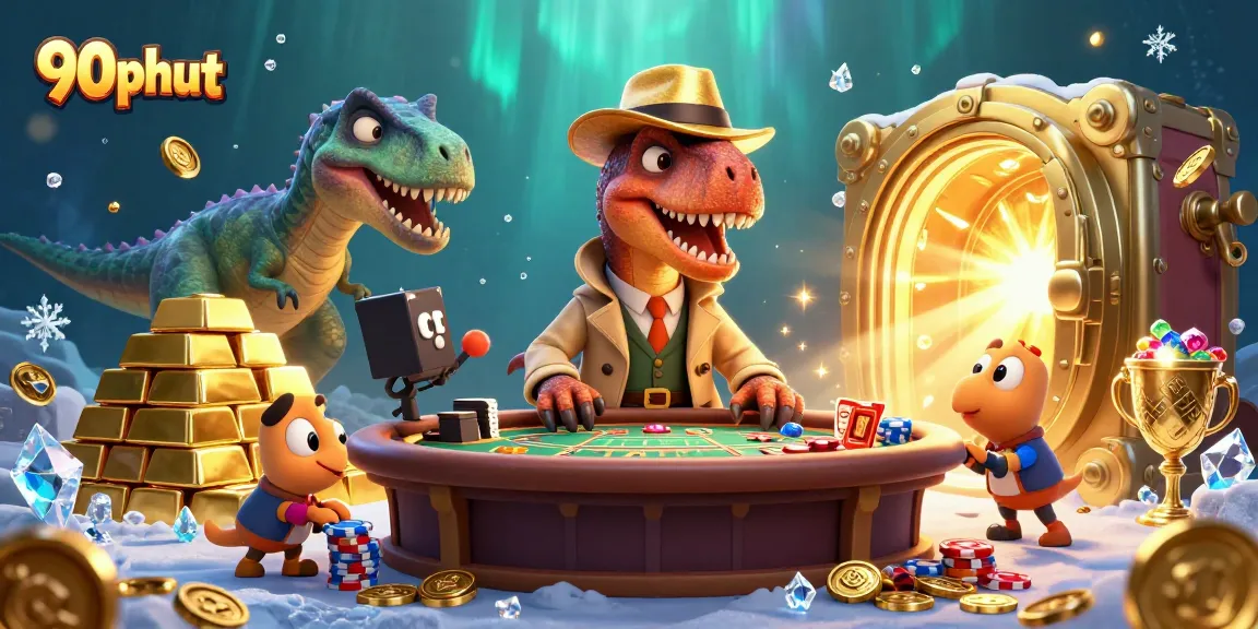 Experience thrilling wins at 90phut with dynamic blackjack gameplay featuring vibrant characters.