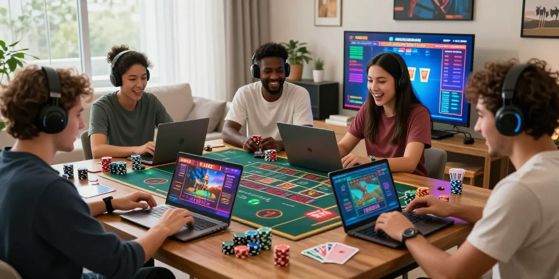 Dynamic online gaming experience with 68gamebai at home.