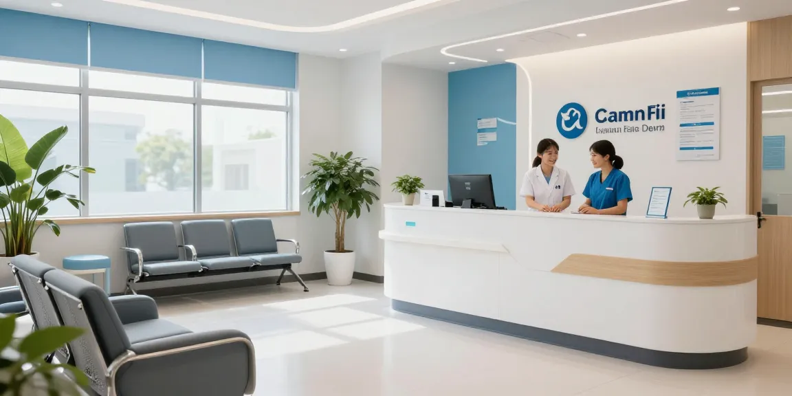 "Hair transplant turkey consultation in a warm, inviting healthcare clinic focused on patient care."