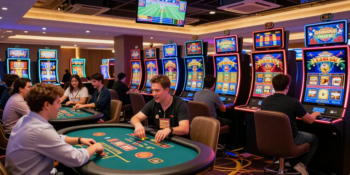Exciting gaming scene at taihitclub.cn.com with players enjoying dynamic online casino games.