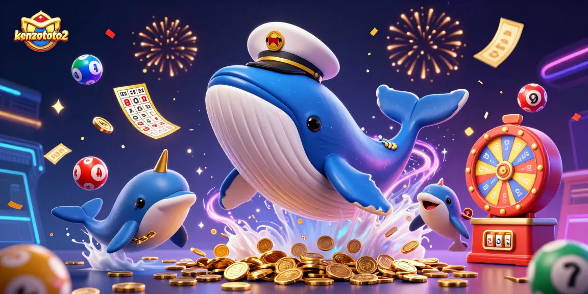 Menyaksikan kenzototo2 saat jackpot besar dari permainan slot dengan simbol dan elemen meriah