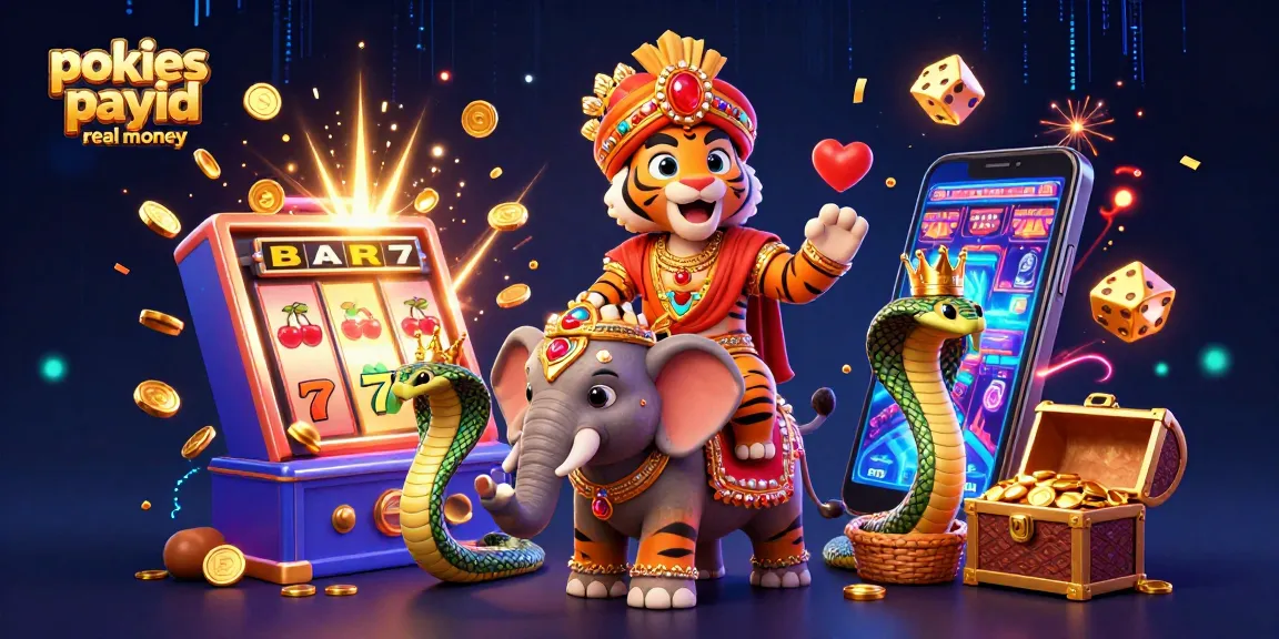 Play pokies payid real money with a vibrant 3D illustration showcasing stunning casino elements.