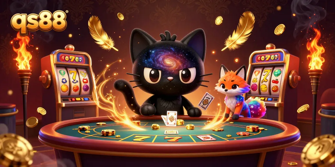 Experience the excitement of winning at qs88's cosmic casino with engaging 3D characters and dynamic gameplay.