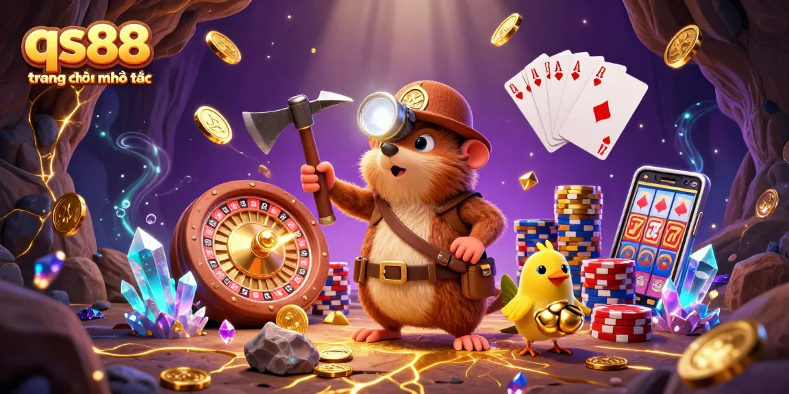 Spin the roulette with qs88 trang chủ chính thức, as treasure hunters discover gems and riches!