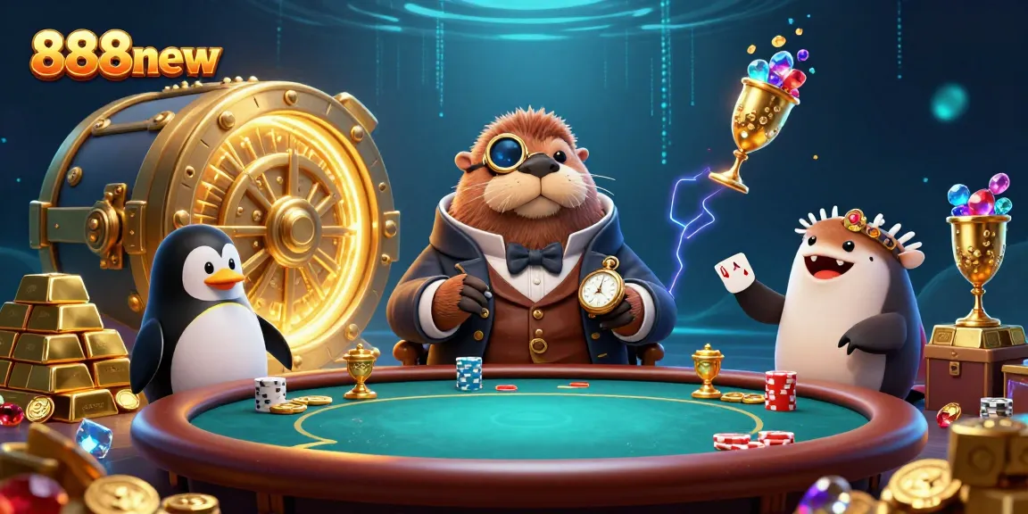 Join the exciting poker game at 888new with our jolly walrus and unique underwater characters!