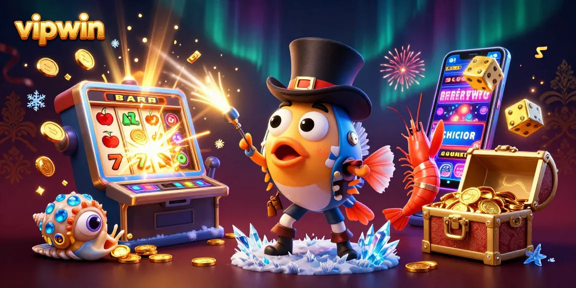 Spin to win with vipwin's vibrant casino games featuring enchanting sea characters.