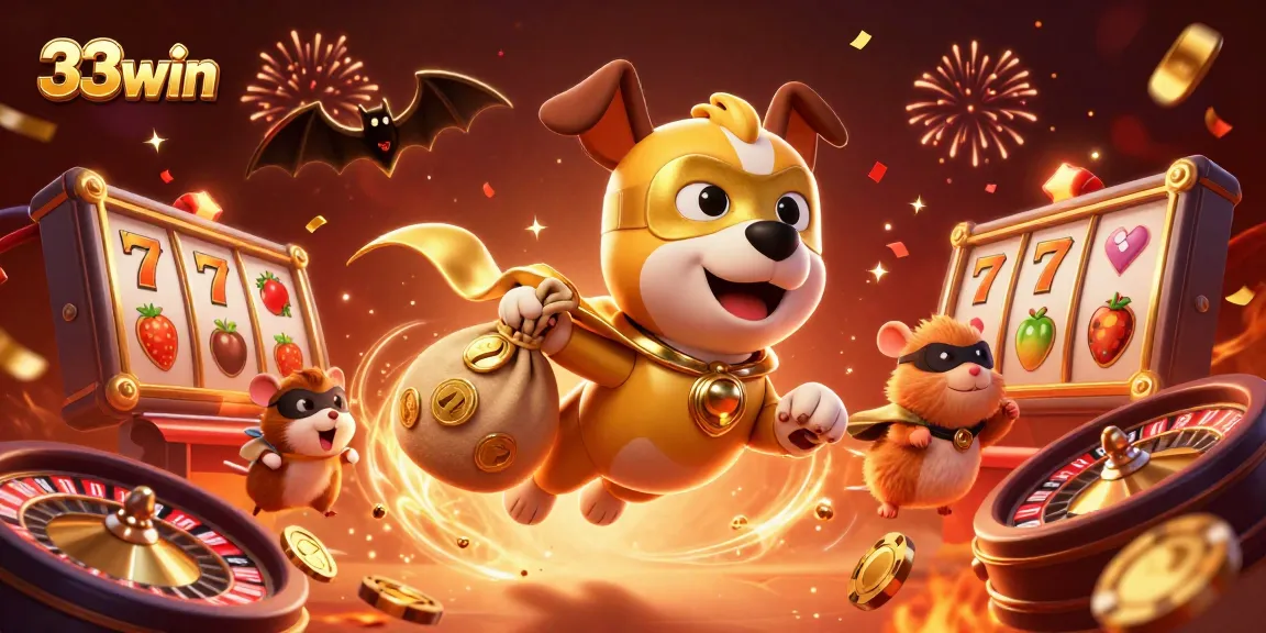 33win enhances your gameplay with thrilling gaming scenes featuring 3D characters and exciting casino elements.